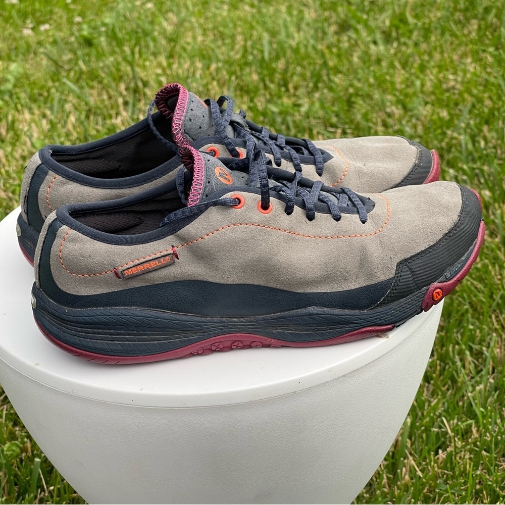 Merrell Shoes Womens Size 8 Navy Outburst Walking Casual Trail Hiking Sneakers